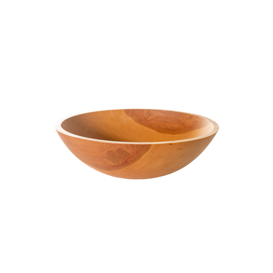 solid wood bowl