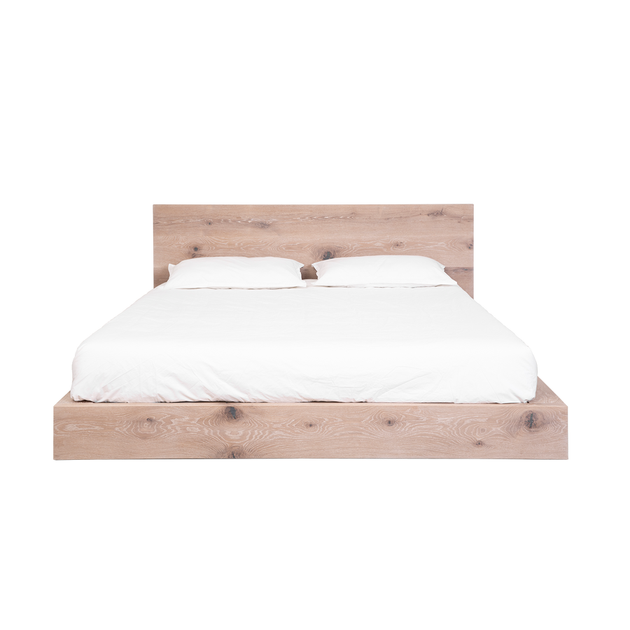 solid wood platform bed canada