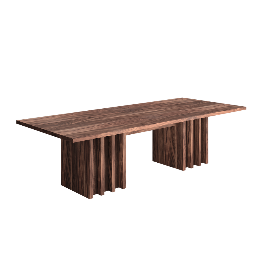conference room table in walnut