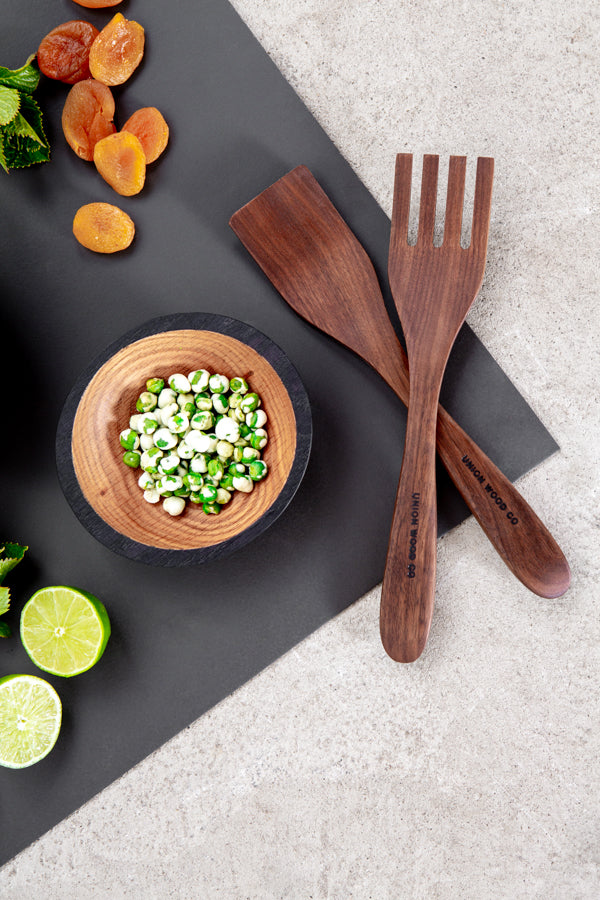 solid wood bowls for food