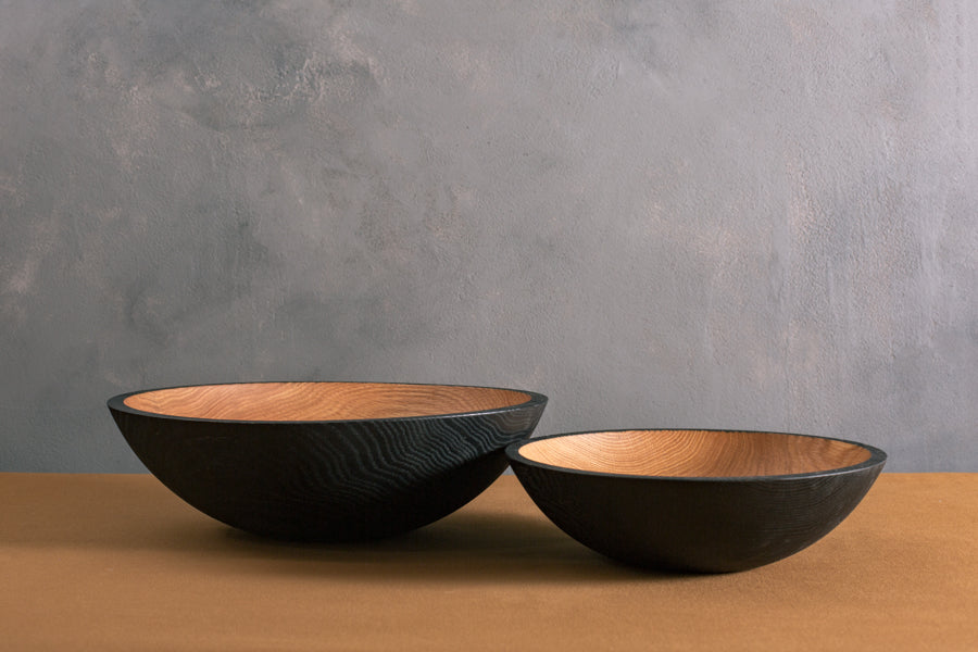blackened wood bowls Canada