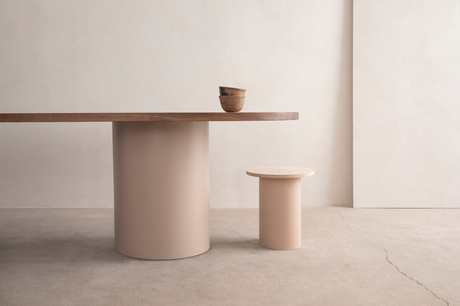modern conference table and stool