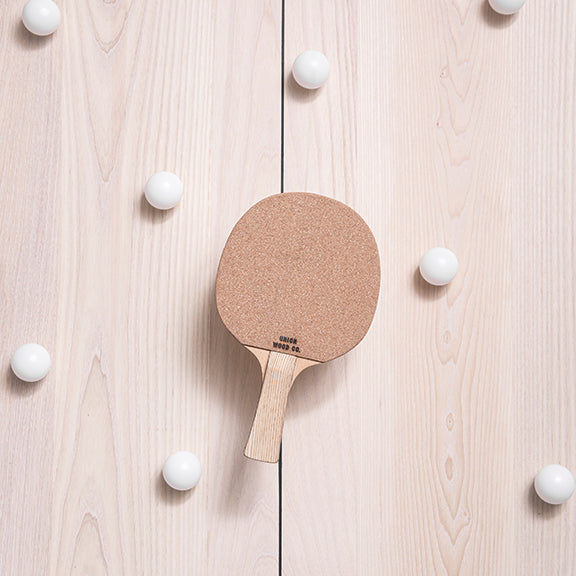 custom ping pong paddle with cork surface